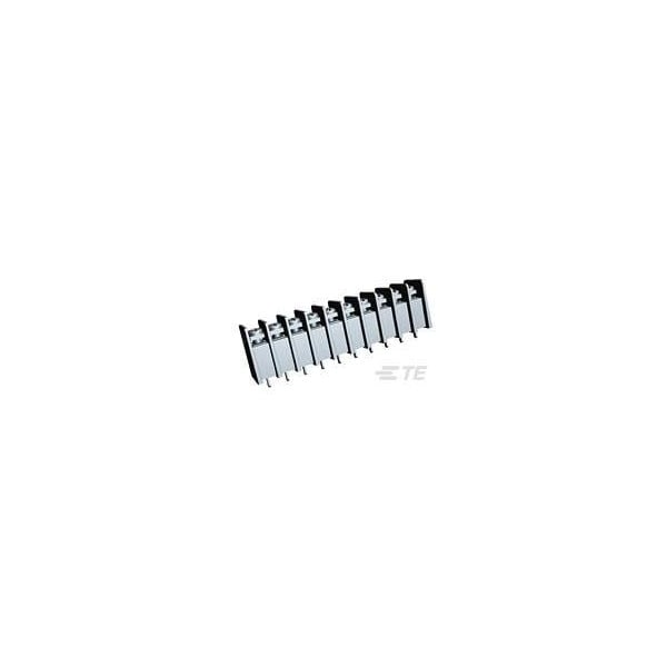 Te Connectivity Barrier Strip, 1 Row, 20 A, 300 V, 12 AWG, Screw Termination 1-1546734-0 - main